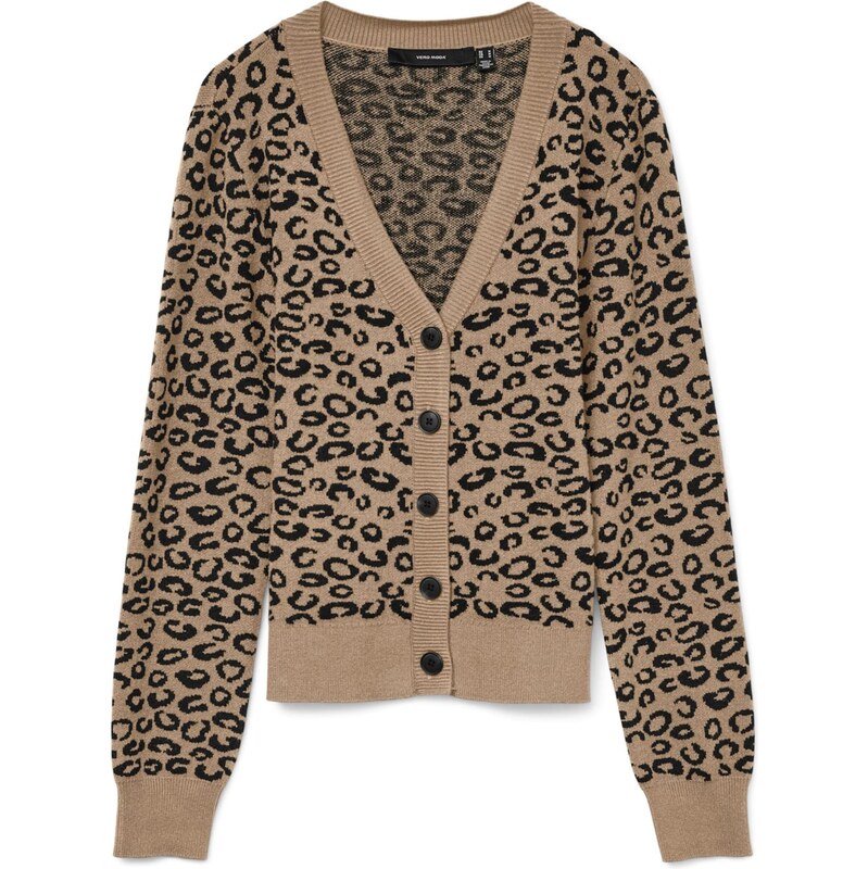 VERO MODA Kardigan VMNANCY velbloudí / brokátová