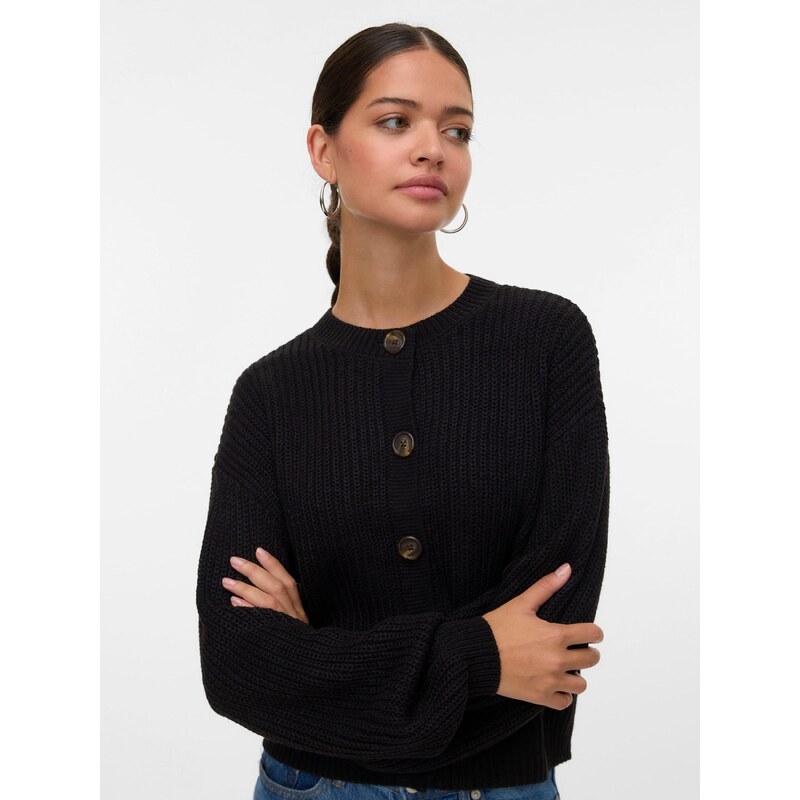 VERO MODA Kardigan 'VMLEA' černá