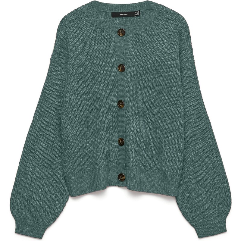 VERO MODA Kardigan VMLea tmavě zelená 108776410