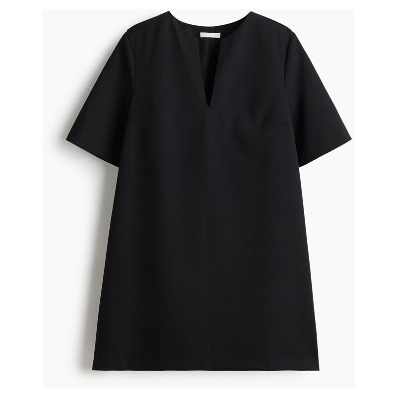 H&M - Šatys krátkým rukávem - Černá