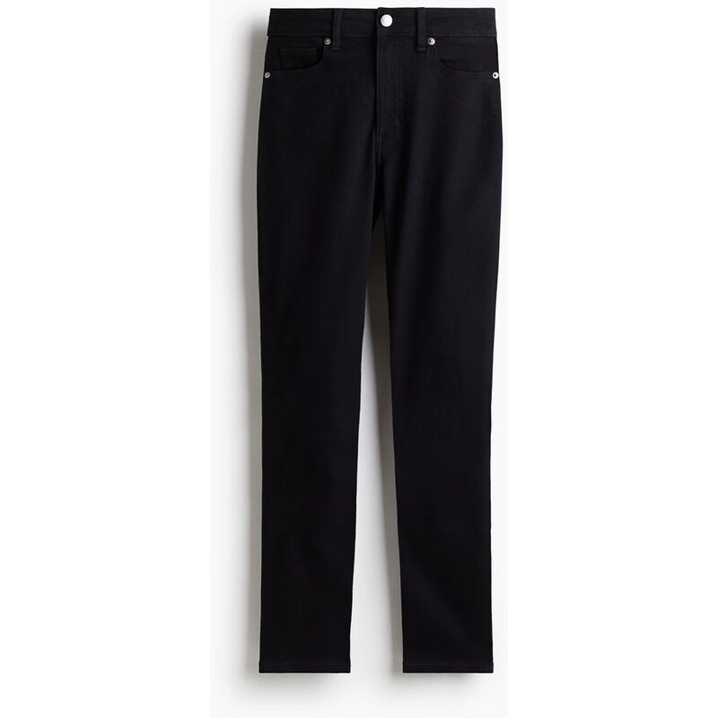 H&M - Skinny High Waist Jeans - černá 108156915