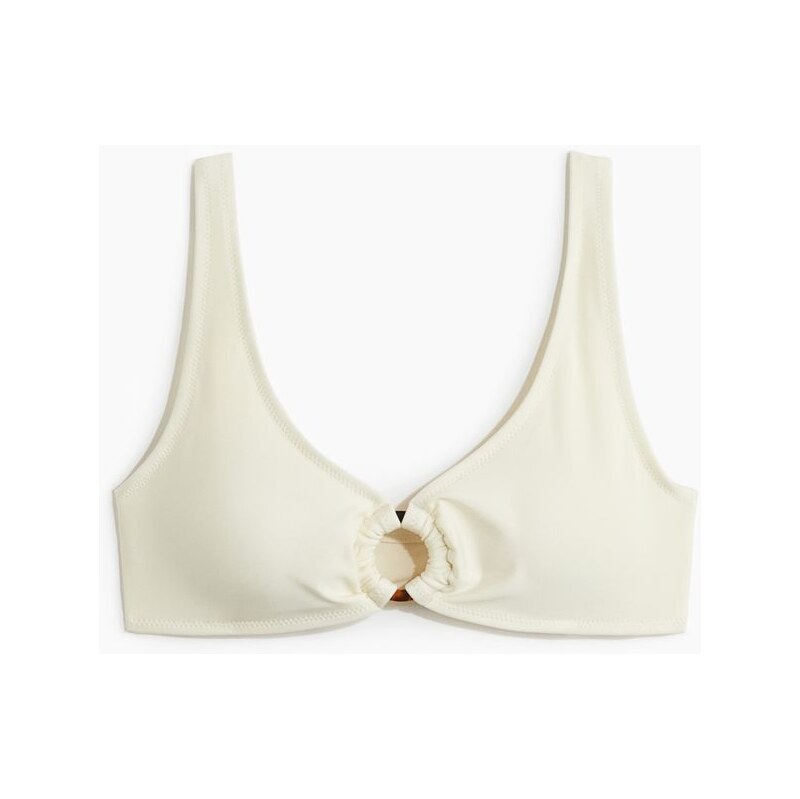 H&M - Vyztužená bikinová podprsenka - Krémová
