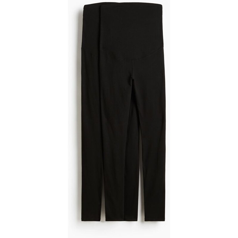 H&M - MAMA Žerzejové legíny 2 kusy - Černá