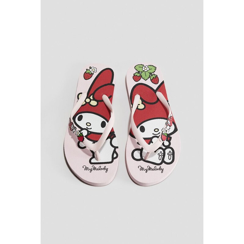 H&M - Žabkys potiskem - růžová 108157840
