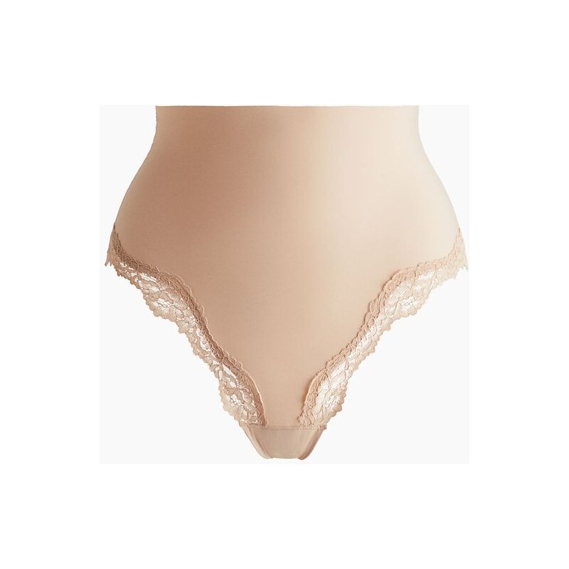 H&M - Kalhotky brazilian z mikrovlákna 2 kusy - Béžová