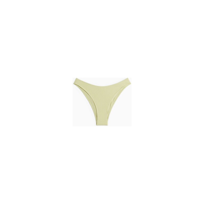 H&M - Bikinové kalhotky cheeky - Pistáciově Zelená