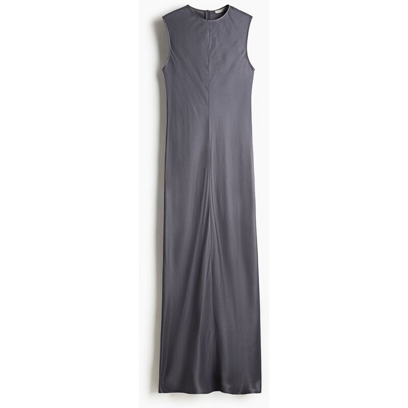 H&M - Dlouhé šaty - Tmavě Šedá