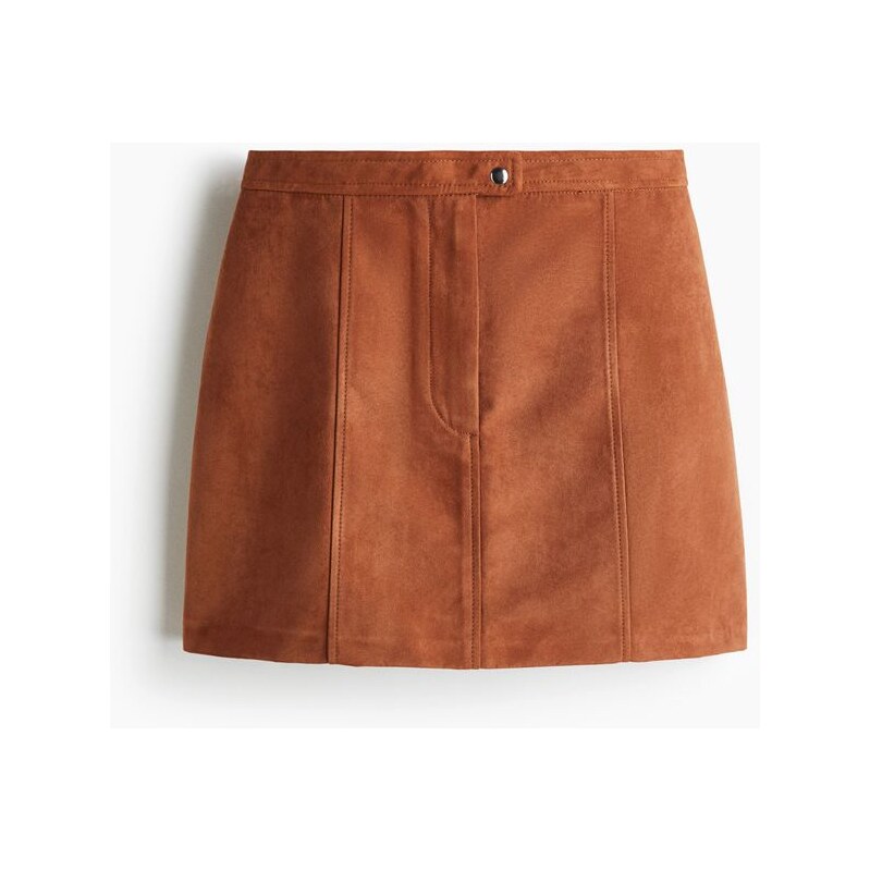 H&M - Minisukně áčkového střihu - Terakota