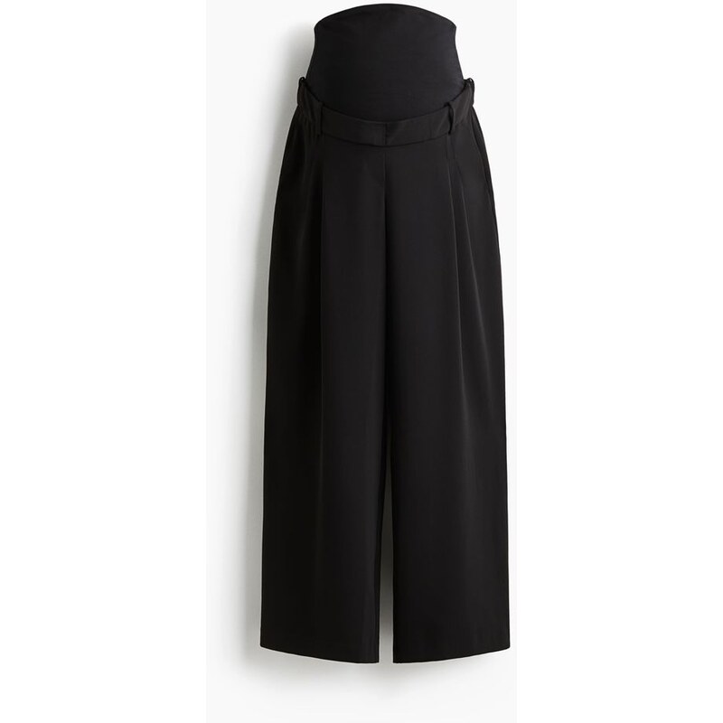 H&M - MAMA Elegantní kalhoty - Černá