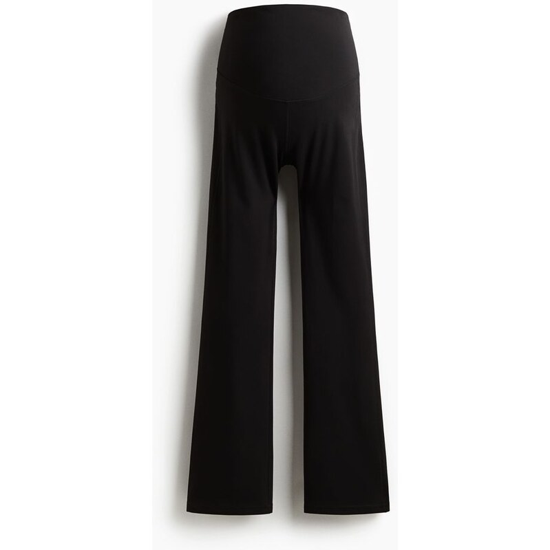 H&M - MAMA Sportovní legíny Flared SoftMove - Černá