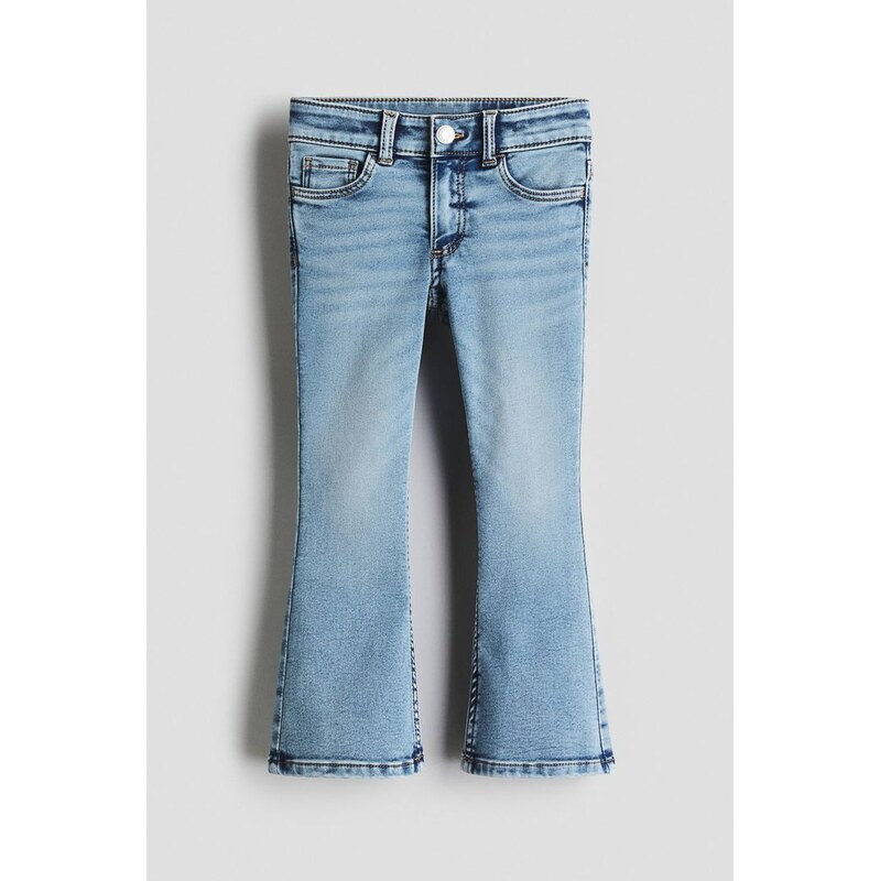H&M - Super Soft Flared Leg Jeans - Denim Blue
