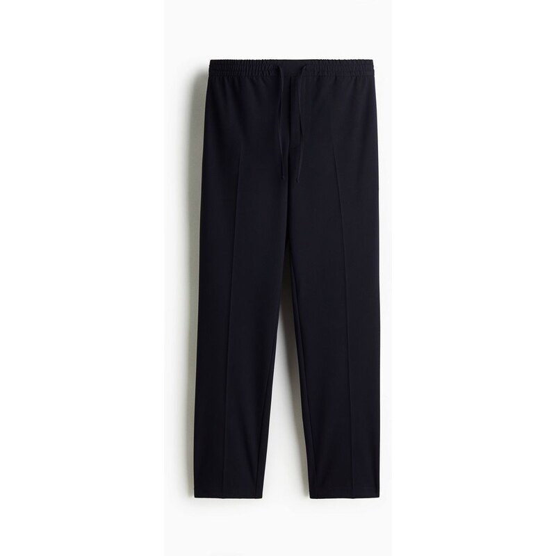 H&M - Elegantní kalhoty jogger Slim Fit - Tmavomodrá