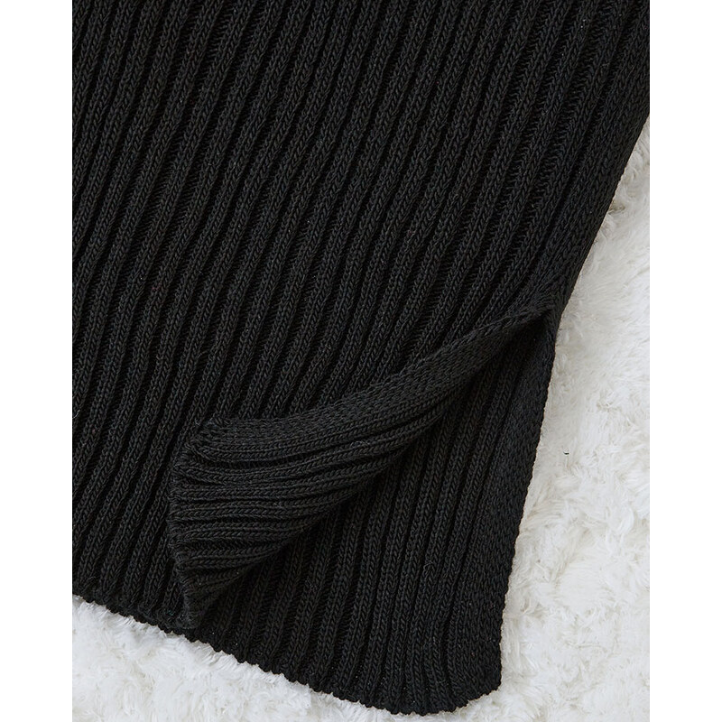 Resti Black womens sweater dress
