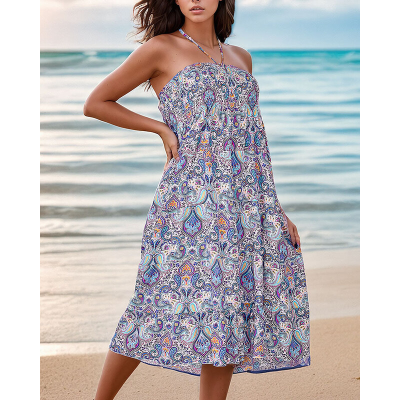Resti Womens midi dress with print