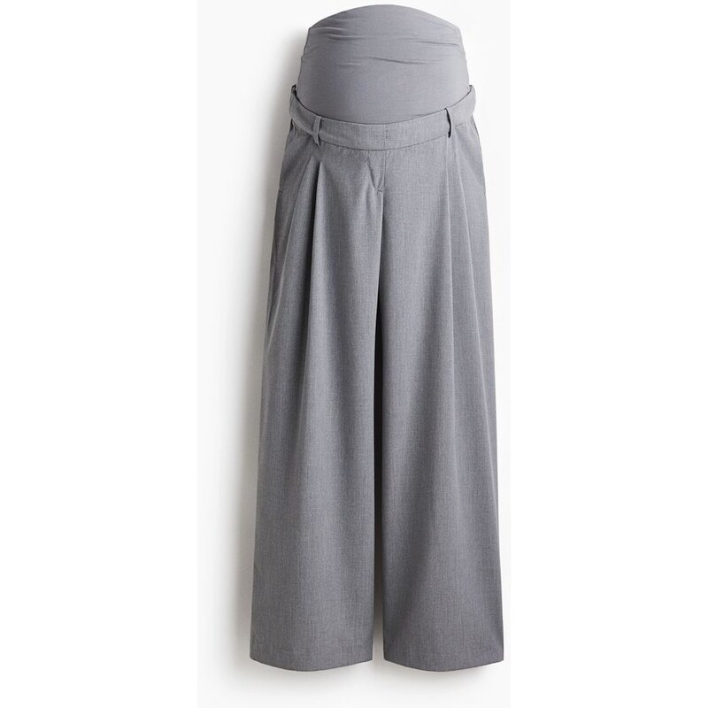 H&M - MAMA Elegantní kalhoty - Šedá