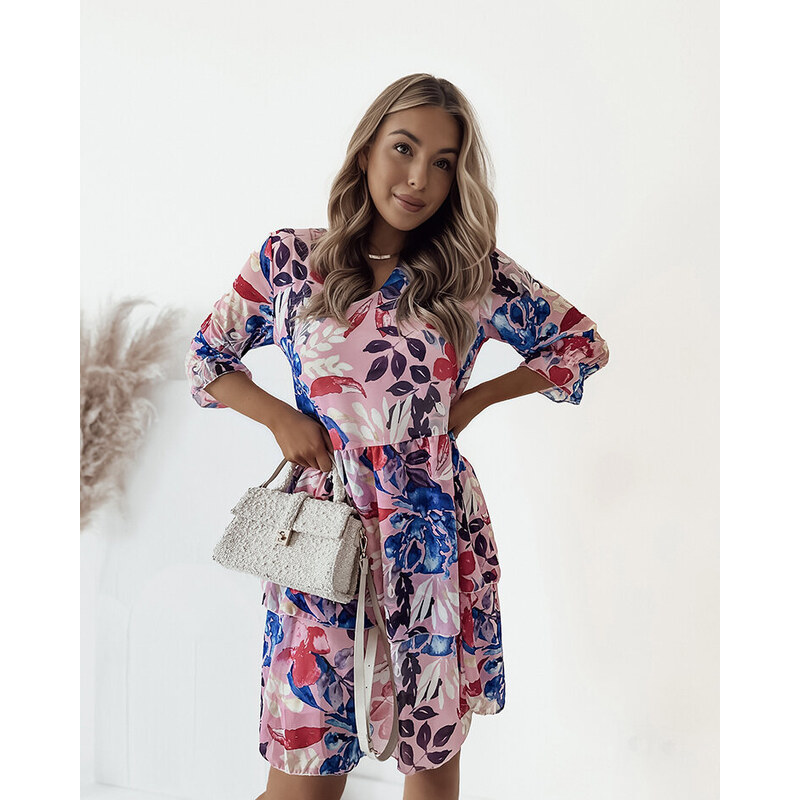 Resti Womens floral mini dress