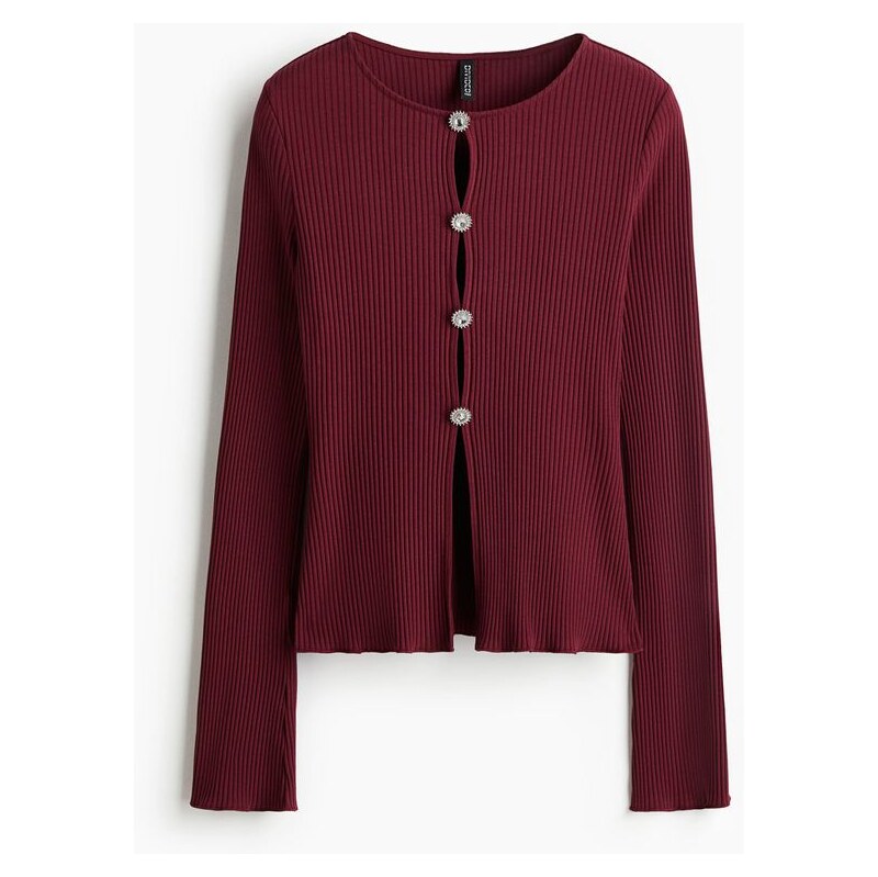 H&M - Propínací top - Vínová