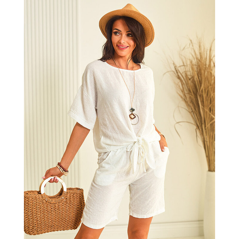 Resti Cotton and linen womens oversize set 108165560