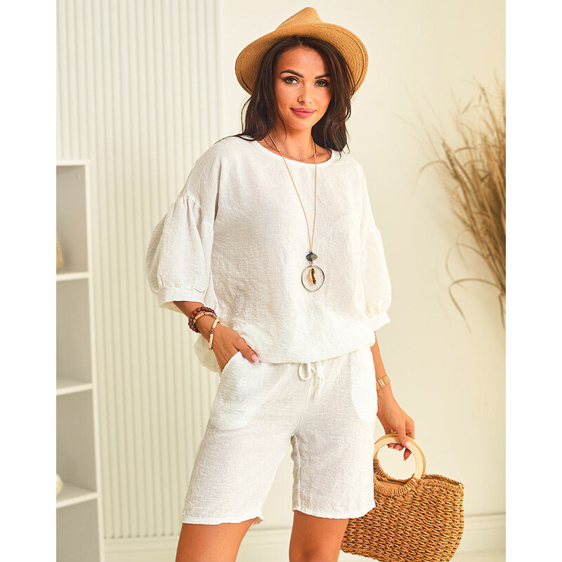 Resti Cotton and linen summer womens set 108165586