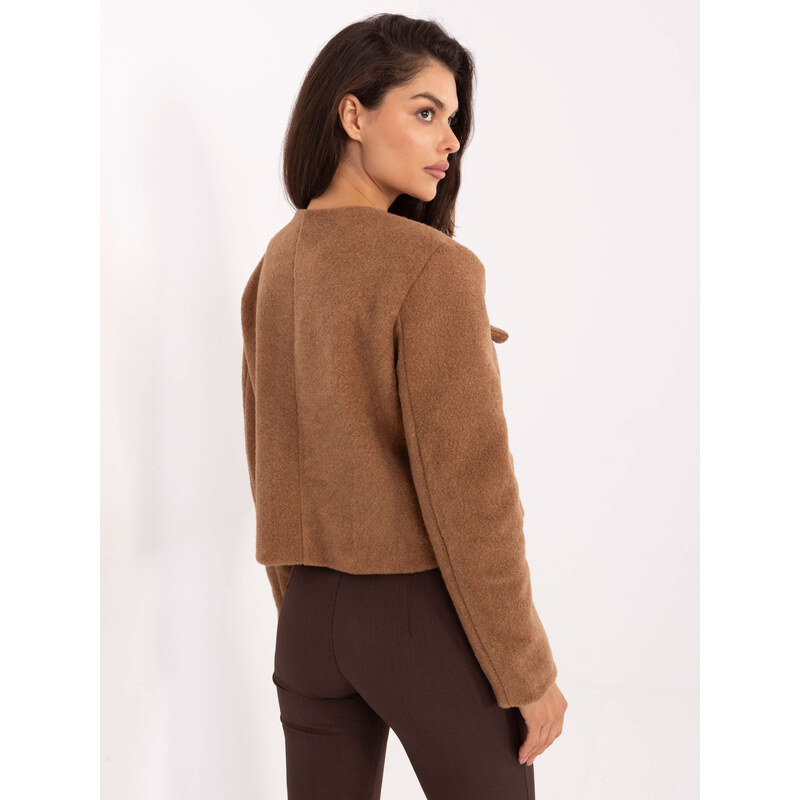 RUE PARIS Jacket-IT-KR-FL9586.64-camel