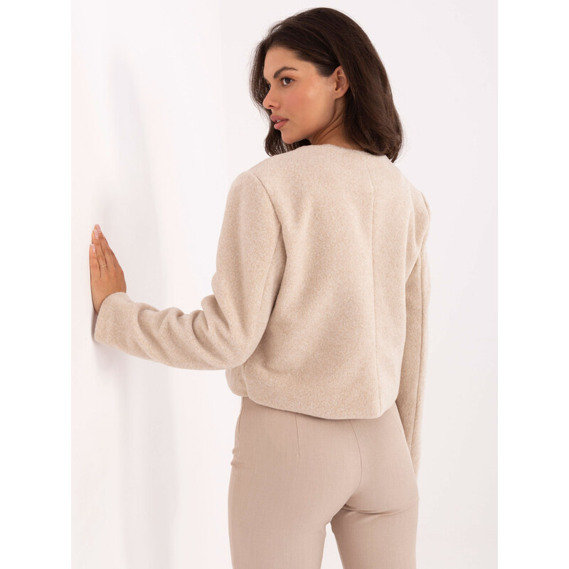 RUE PARIS Jacket-IT-KR-FL9586.64-light beige