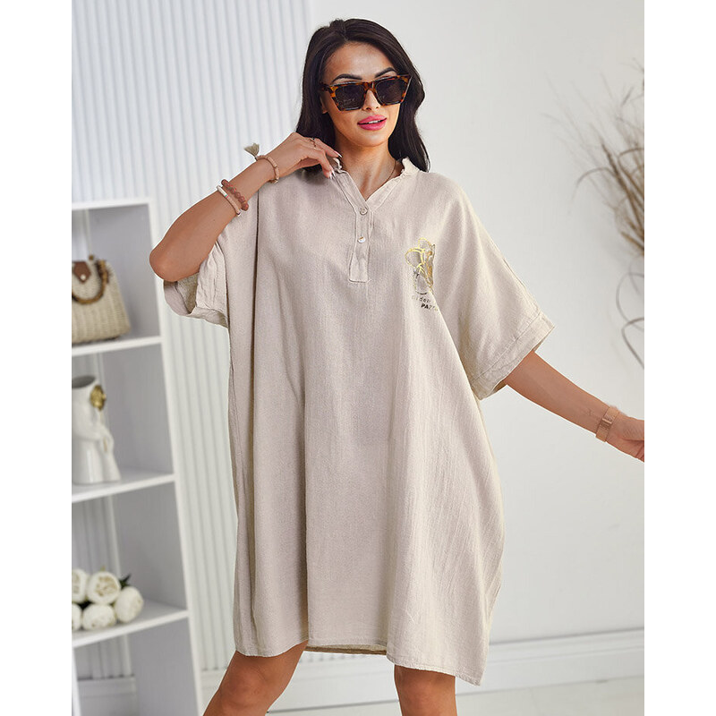 Resti Womens oversize cotton summer tunic 108165157