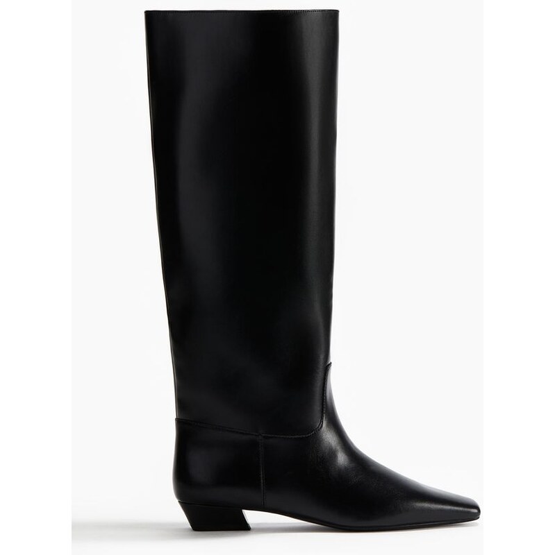 H&M - Kozačky po kolena - Černá