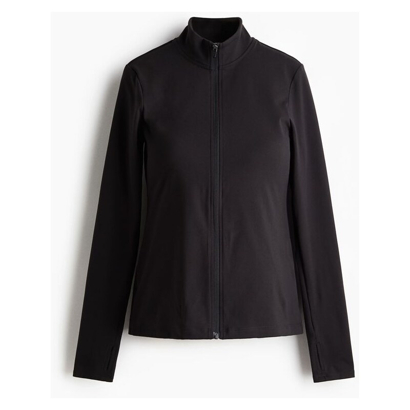 H&M - MAMA Sportovní bunda na zip - Černá
