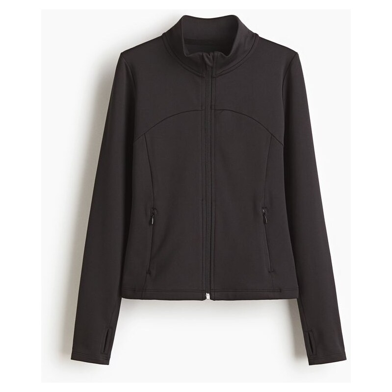 H&M - Sportovní bunda DryMove - Černá