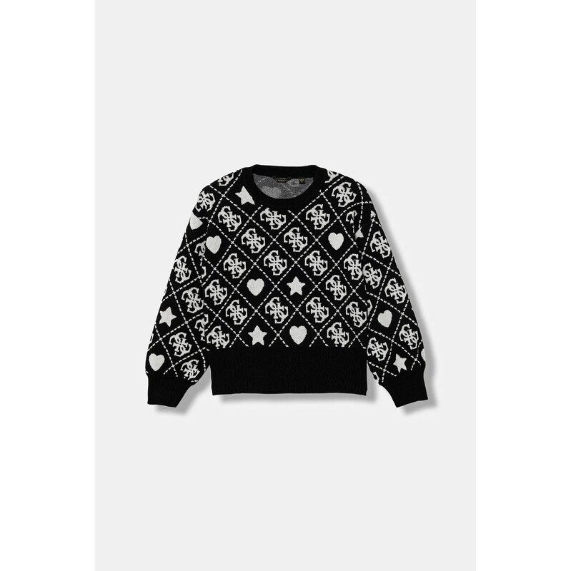 Dětský svetr s příměsí vlny Guess 108168567