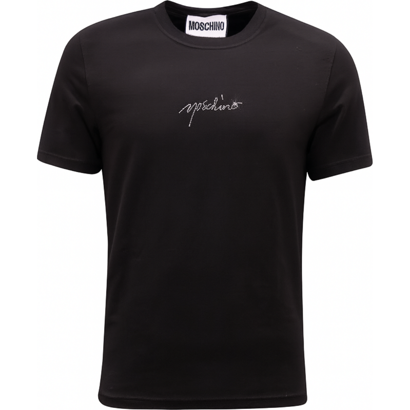MOSCHINO COUTURE Star Black tričko