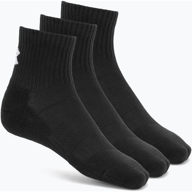 Ponožky Under Armour Training Cotton Quarter 3 páry black/black
