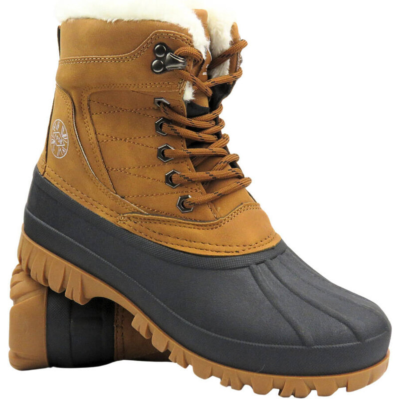 Teplé dámské vysoké boty do sněhu - Lee Cooper LCJ-23-44-1987L, černé 100609604