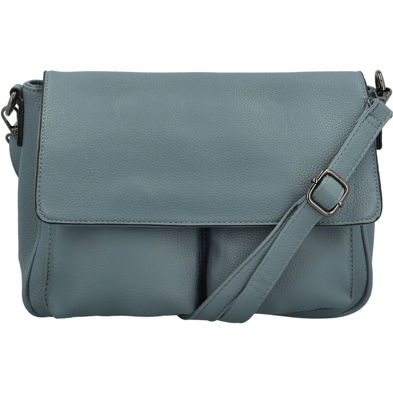 Amalia Trendy dámská koženková crossbody kabelka Rosica, džínově modrá 110582989