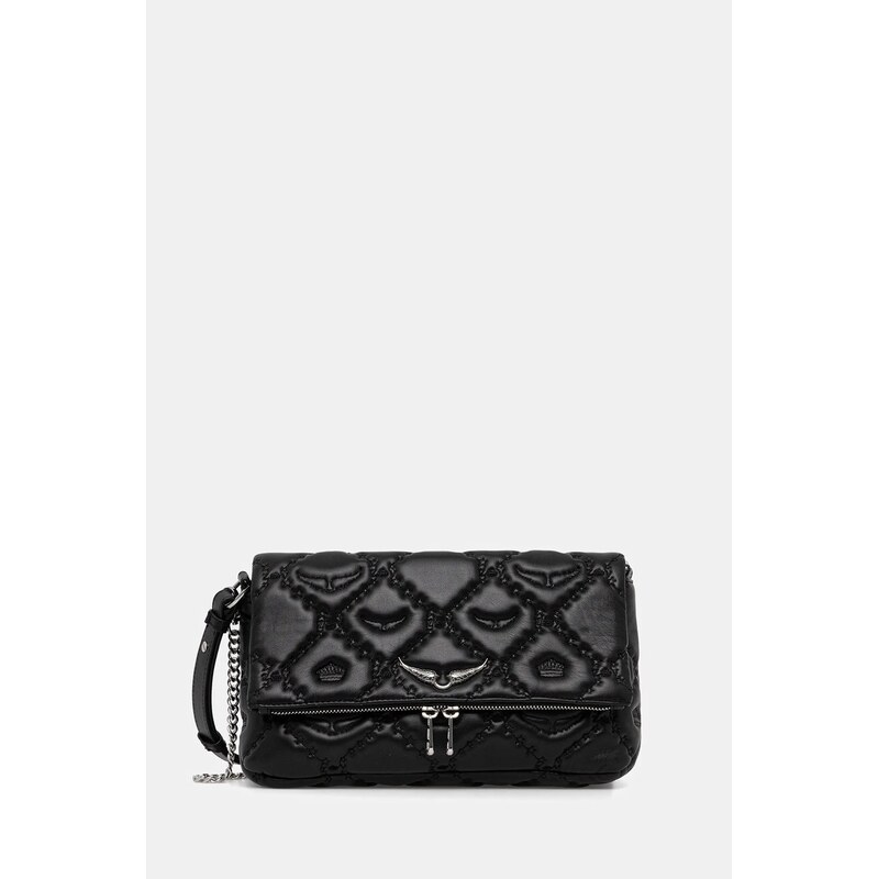 Kožená kabelka ZADIG&VOLTAIRE ROCKY II QUILTED MONOGRAM 108169723