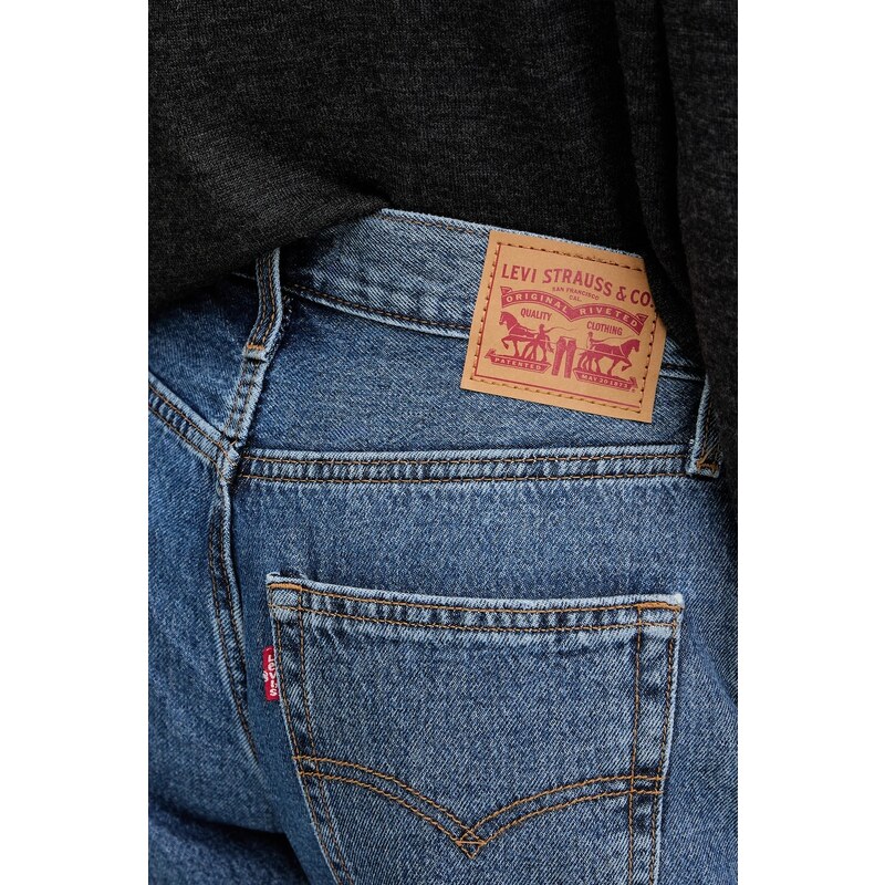 Džíny Levi's 94 BAGGY dámské, medium waist, A3510.0075