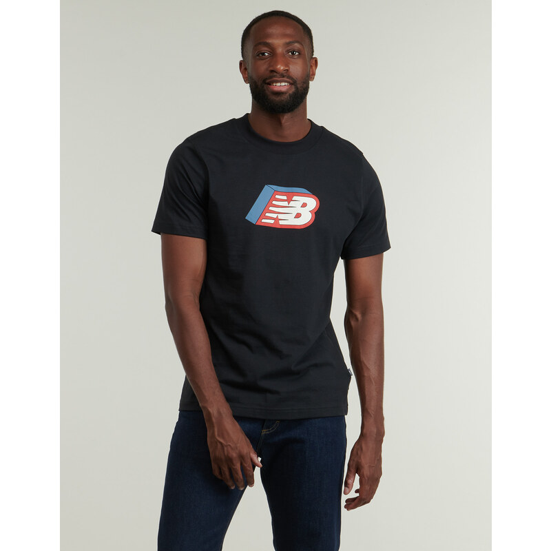 New Balance Trička s krátkým rukávem CUBED LOGO T-SHIRT