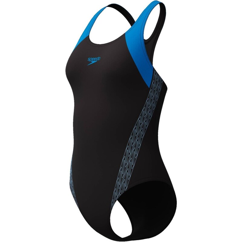 Jednodílné plavky Laneback Speedo černá/modrá 108175737