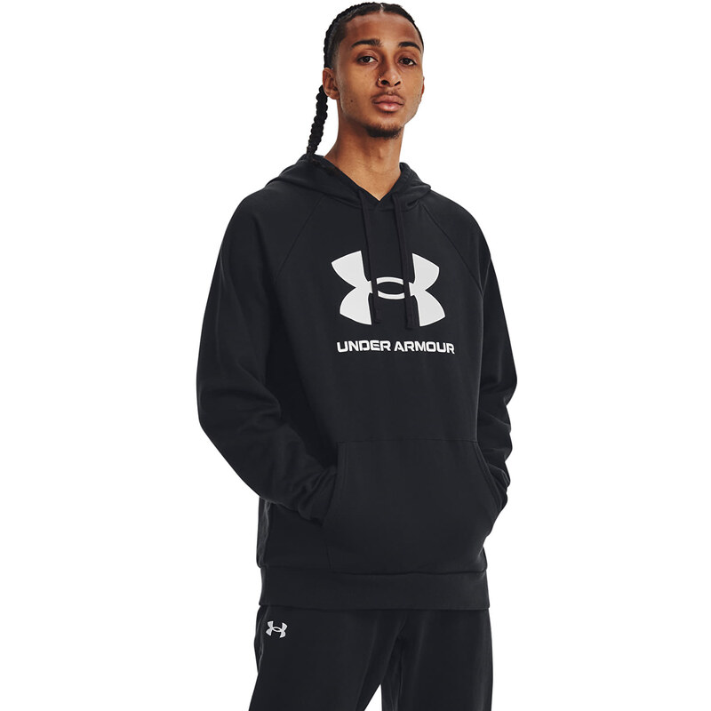 Mikina Under Armour Rival Fleece Logo Hood Black XXL