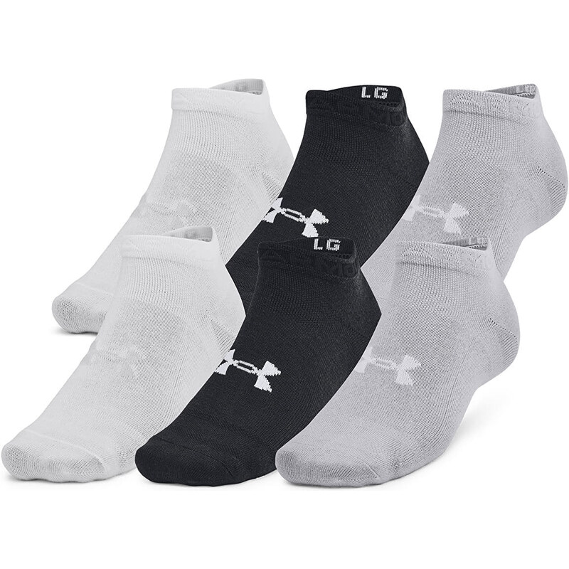 Ponožky Under Armour Essential 6-Pack Low Black L