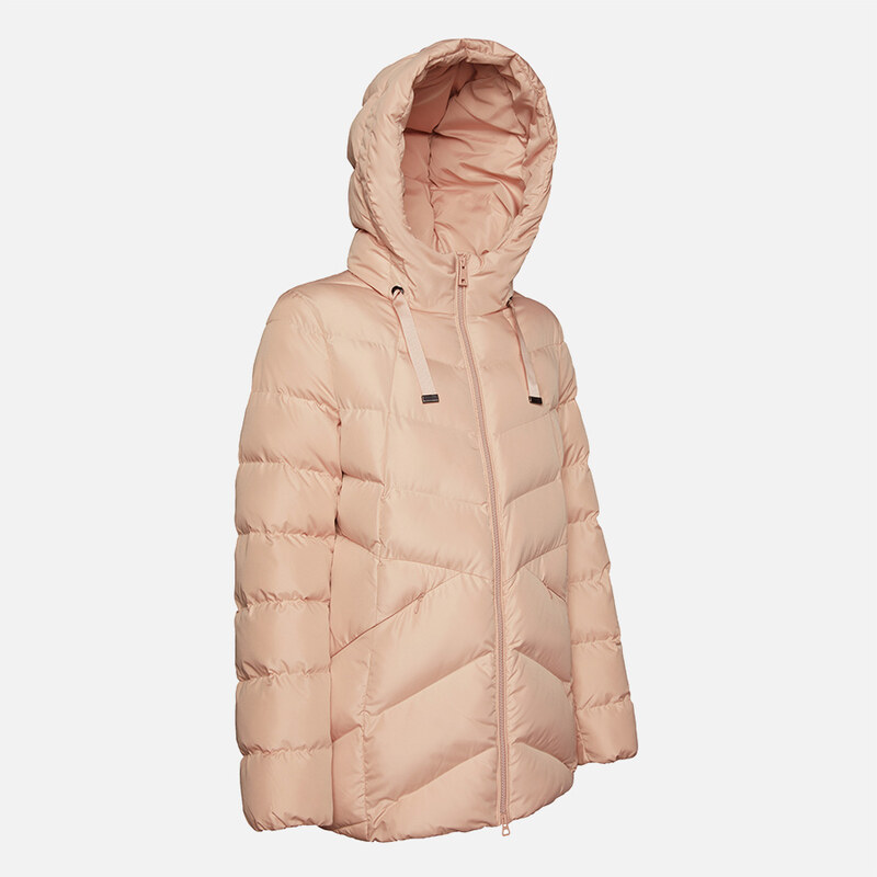 Světle růžová dámská bunda Geox Anylla - Dámské 108182590