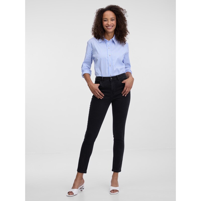Černé dámské skinny fit džíny ORSAY - Dámské