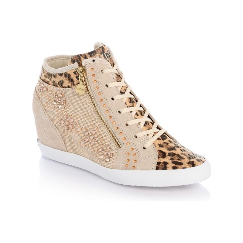 Guess Patty Leopard Printed Sneaker