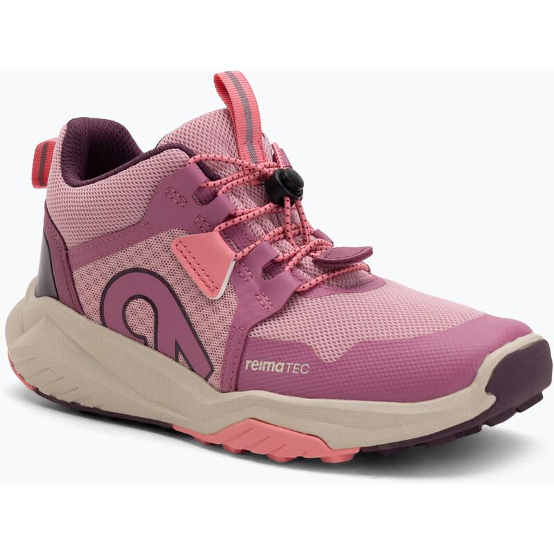 Dětské barefoot boty Reima Kiritin grey pink