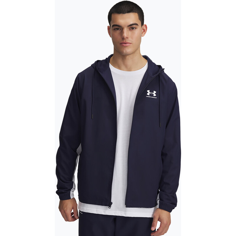 Pánská větrovka Under Armour Rival Woven Windbreaker midnight