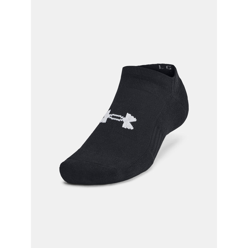 Unisexové ponožky Under Armour Unisex UA TC 3pk No Show-BLK -