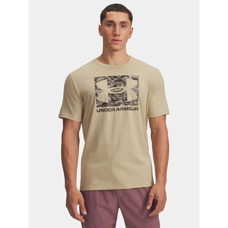 Pánské tričko Under Armour UA ABC CAMO BOXED LOGO SS-BRN -
