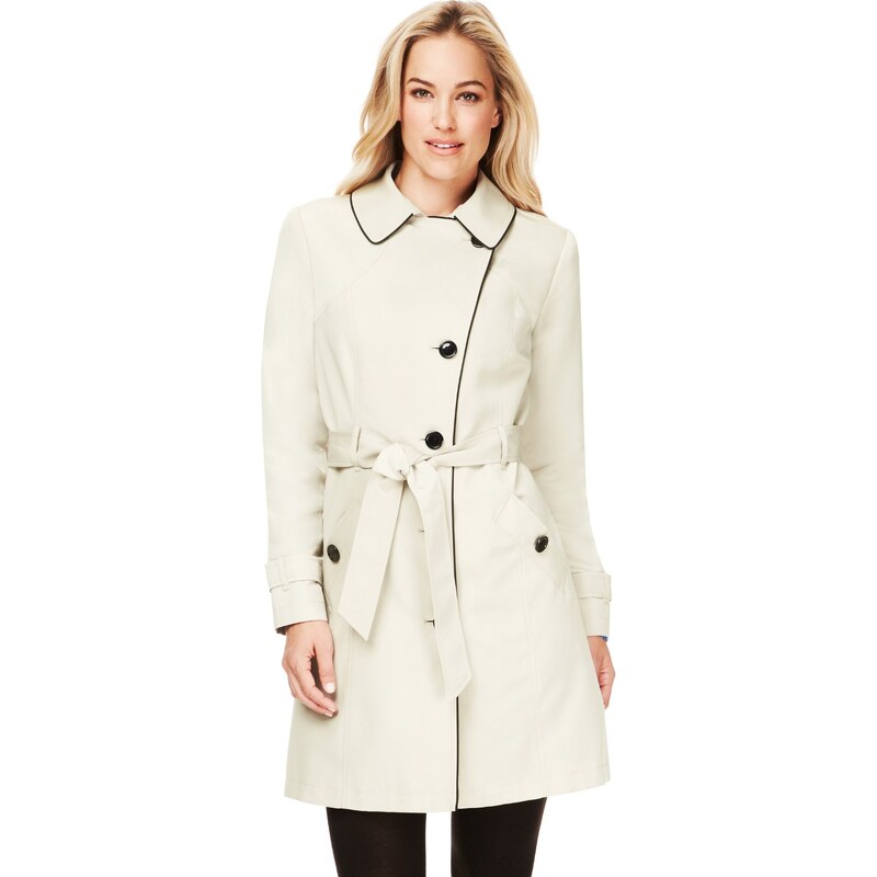 Marks and Spencer M&S Collection Single Breasted Tipped Belted Mac
