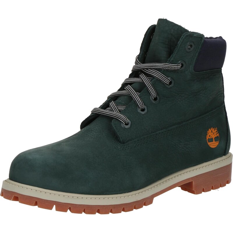 TIMBERLAND Kozačky tmavě zelená
