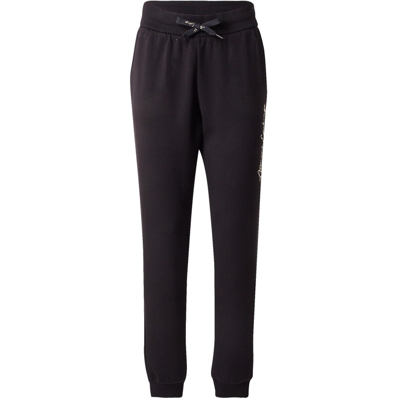 ARMANI EXCHANGE Kalhoty světle béžová / černá